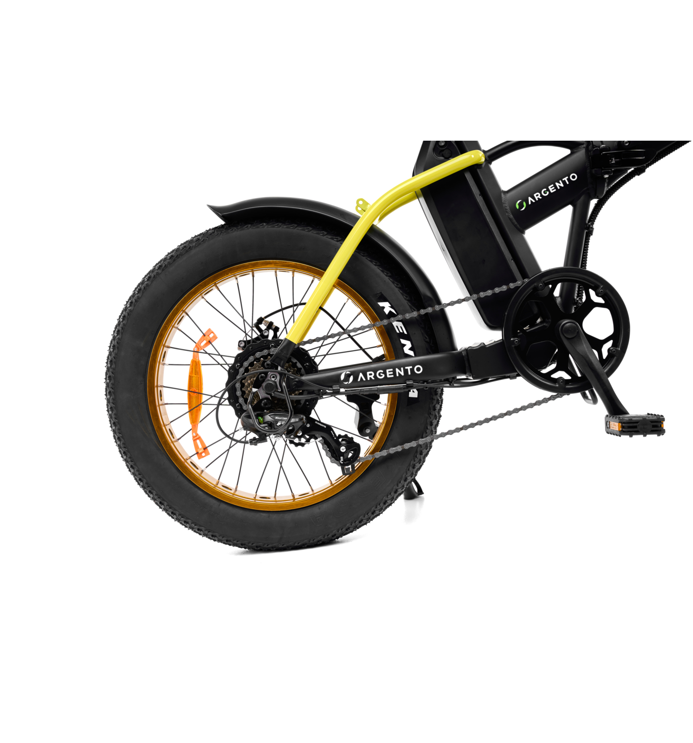 Bici Elettrica Pieghevole E Bike Minimax Yellow Con Batteria V