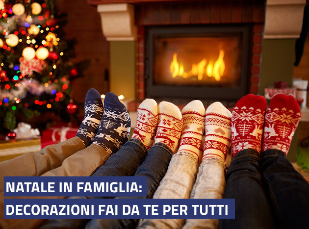 Natale in famiglia: decorazioni fai da te per tutt