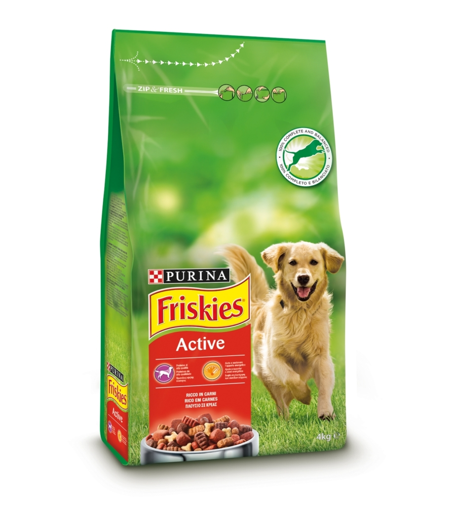 Friskies active - alimento secco per cane.