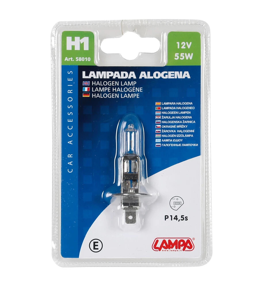 Lampada h 1 12v 55w p14,5s  58010