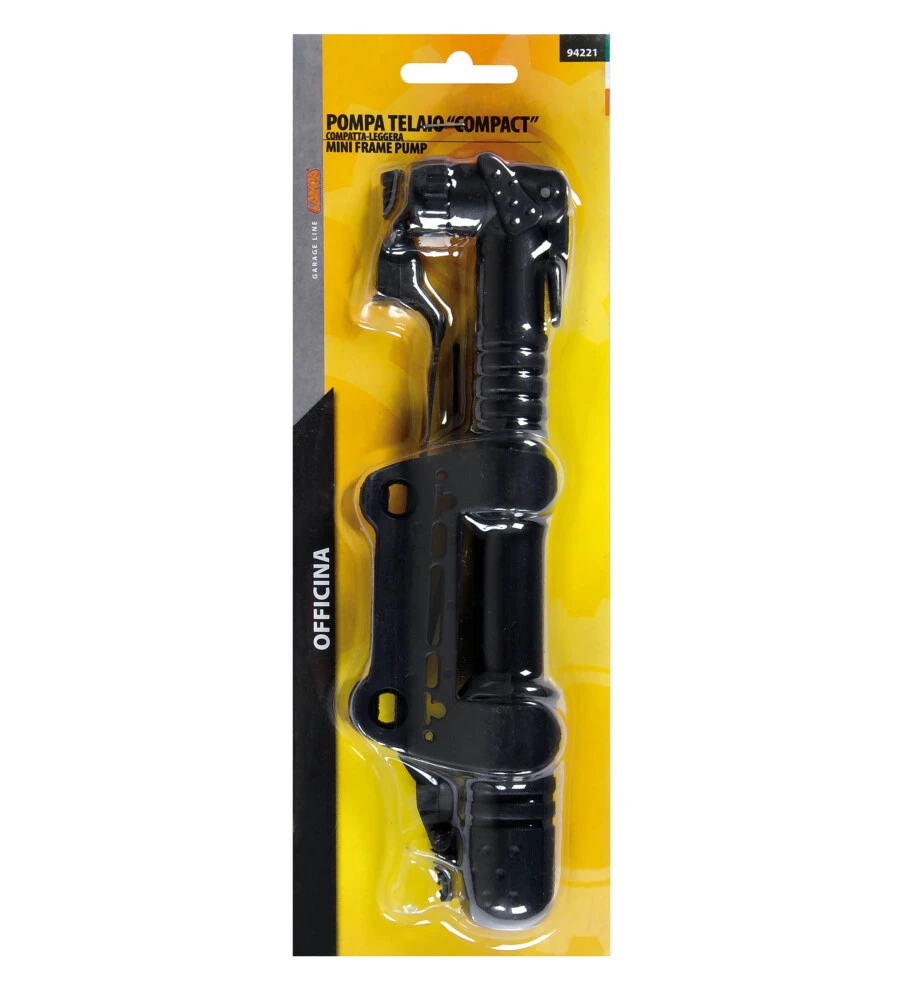 Pompa telaio per bicicletta lampa "compact pt-1" diametro 21 mm, altezza 230 mm - 94221