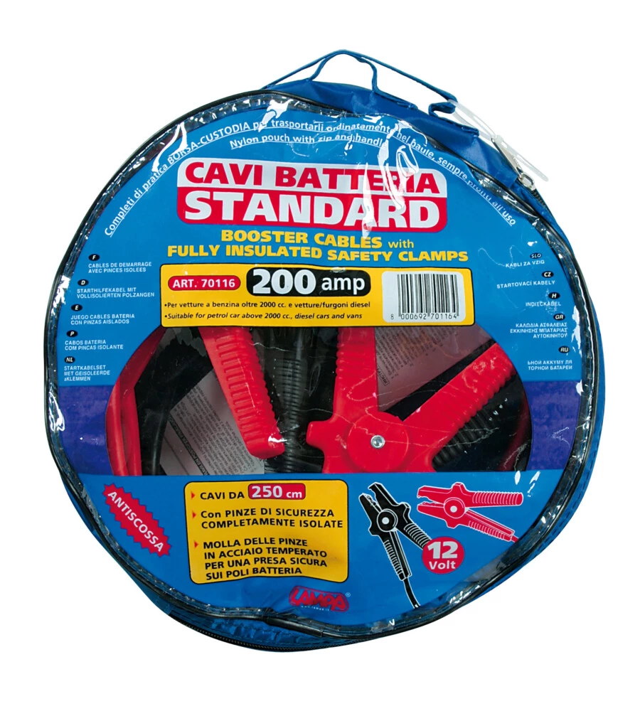 Serie cavi batteria 200 a.  70116