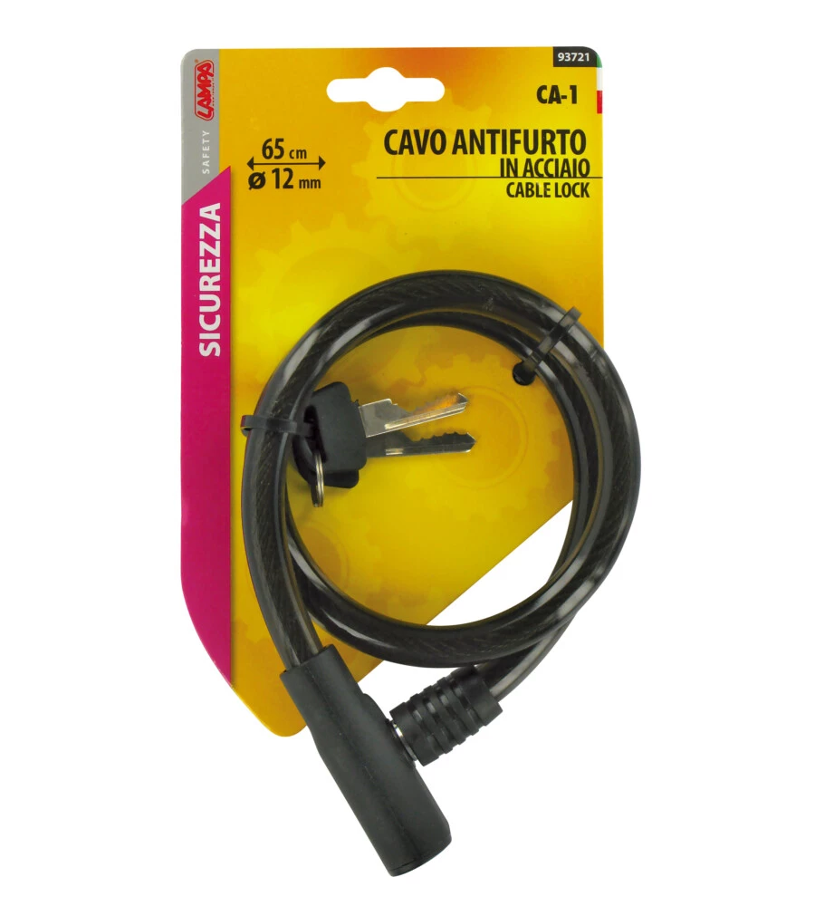 Cavo antifurto ca1 cm65 mm12  93721