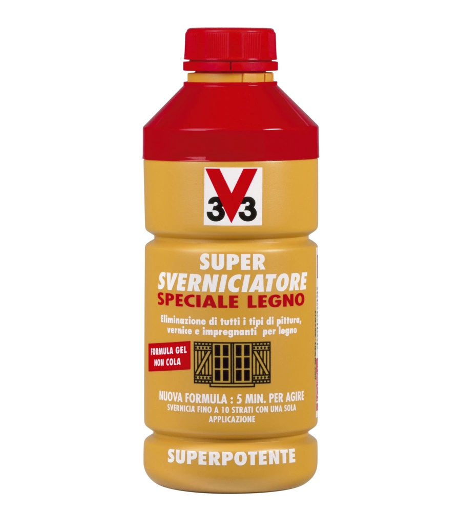 Super sverniciatore gel express speciale legno - trasparente - 0,5 litri