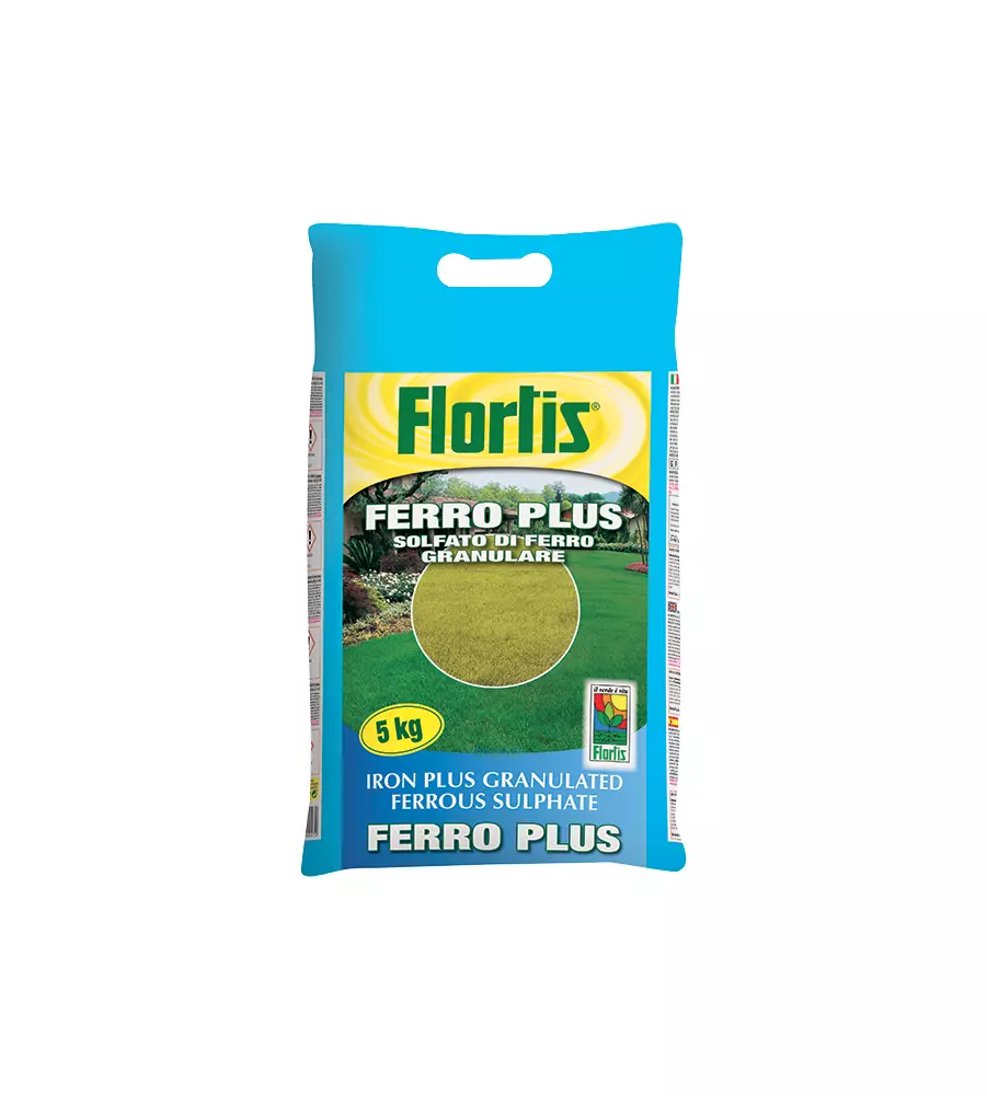 Concime granulare flortis "ferro plus" solfato di ferro, 5 kg