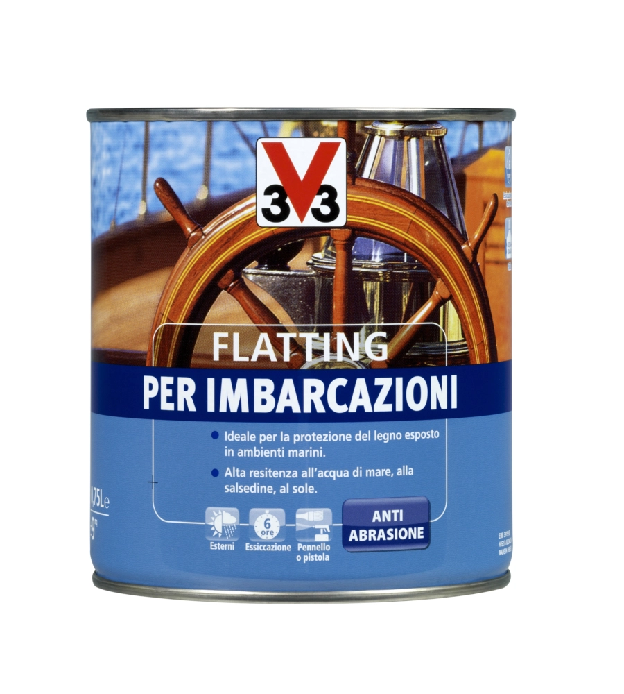 Flatting per imbarcazioni, colore brillante ambrato - 0,75 litri