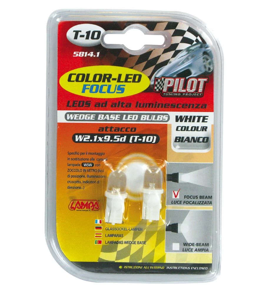 Coppia color-led bianco pilot  58141