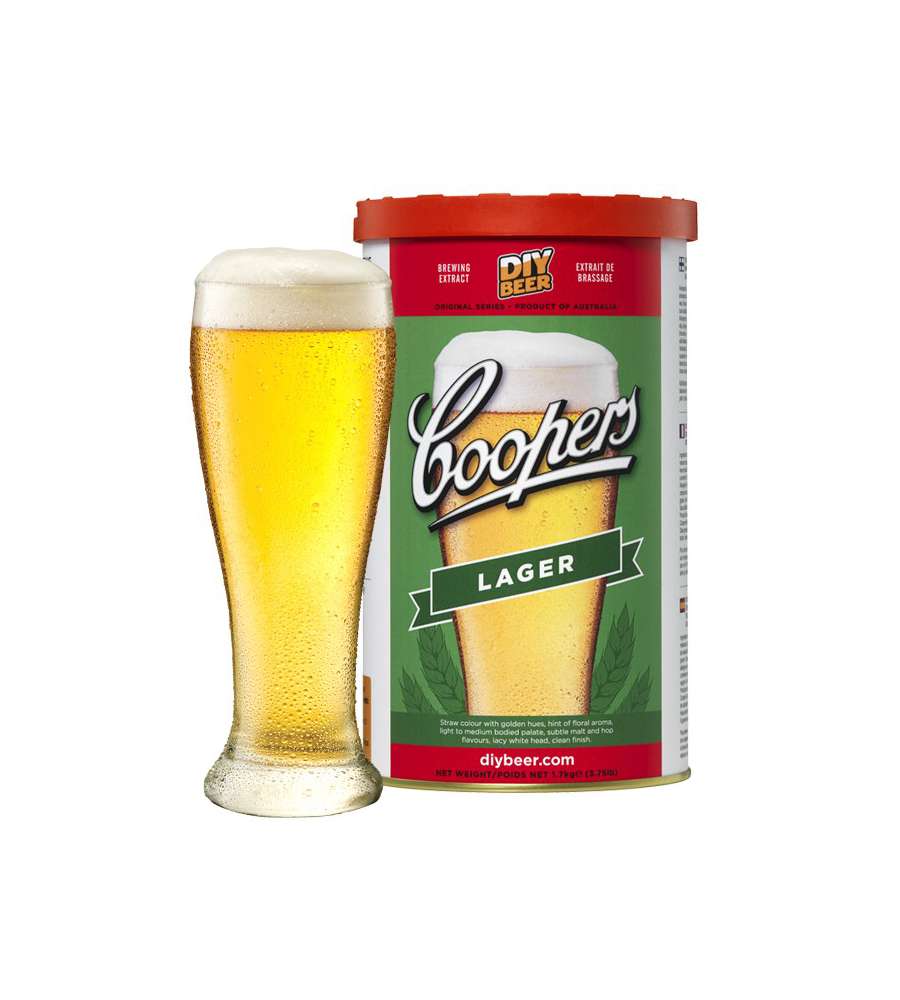 Estratto di malto coopers per birra artigianale - lager.