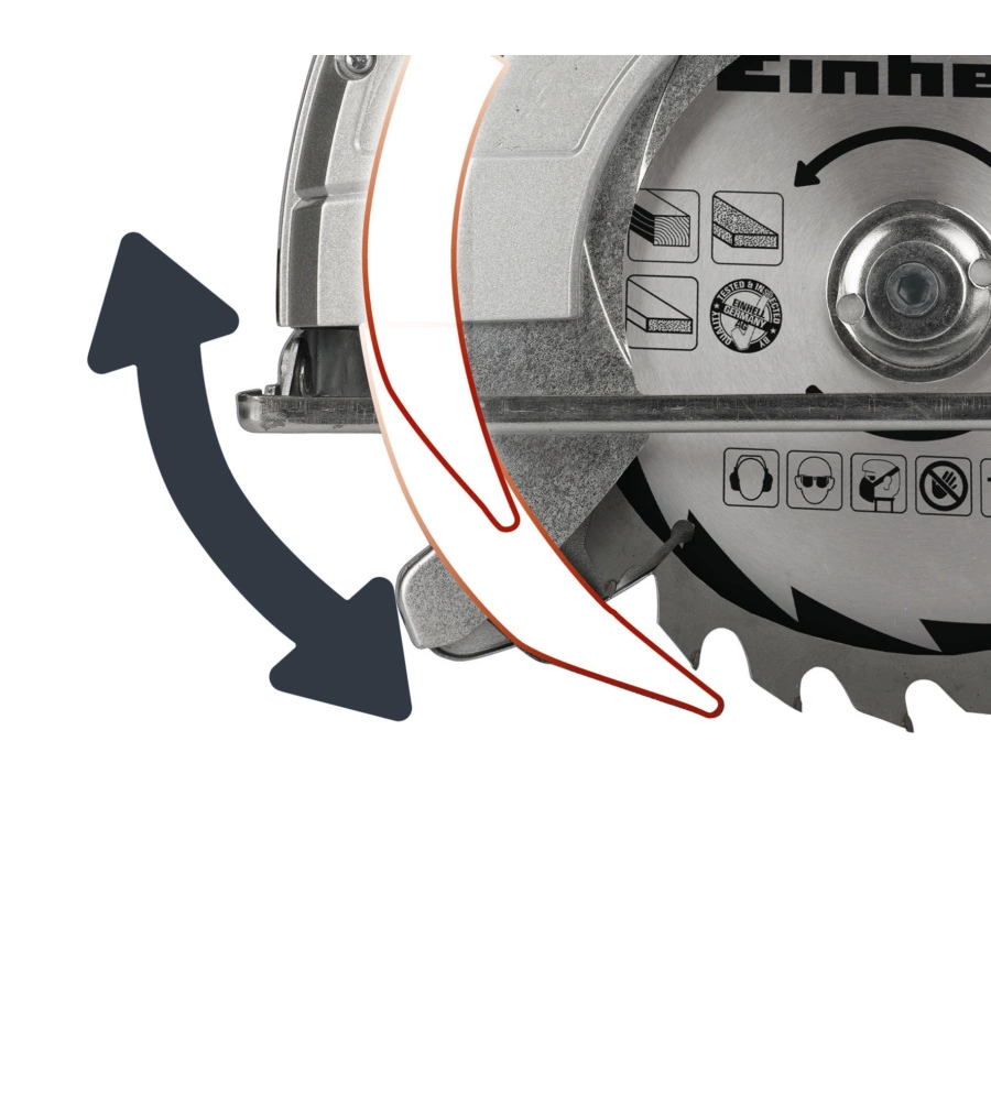 Sega circolare th-cs 1400 w - einhell.