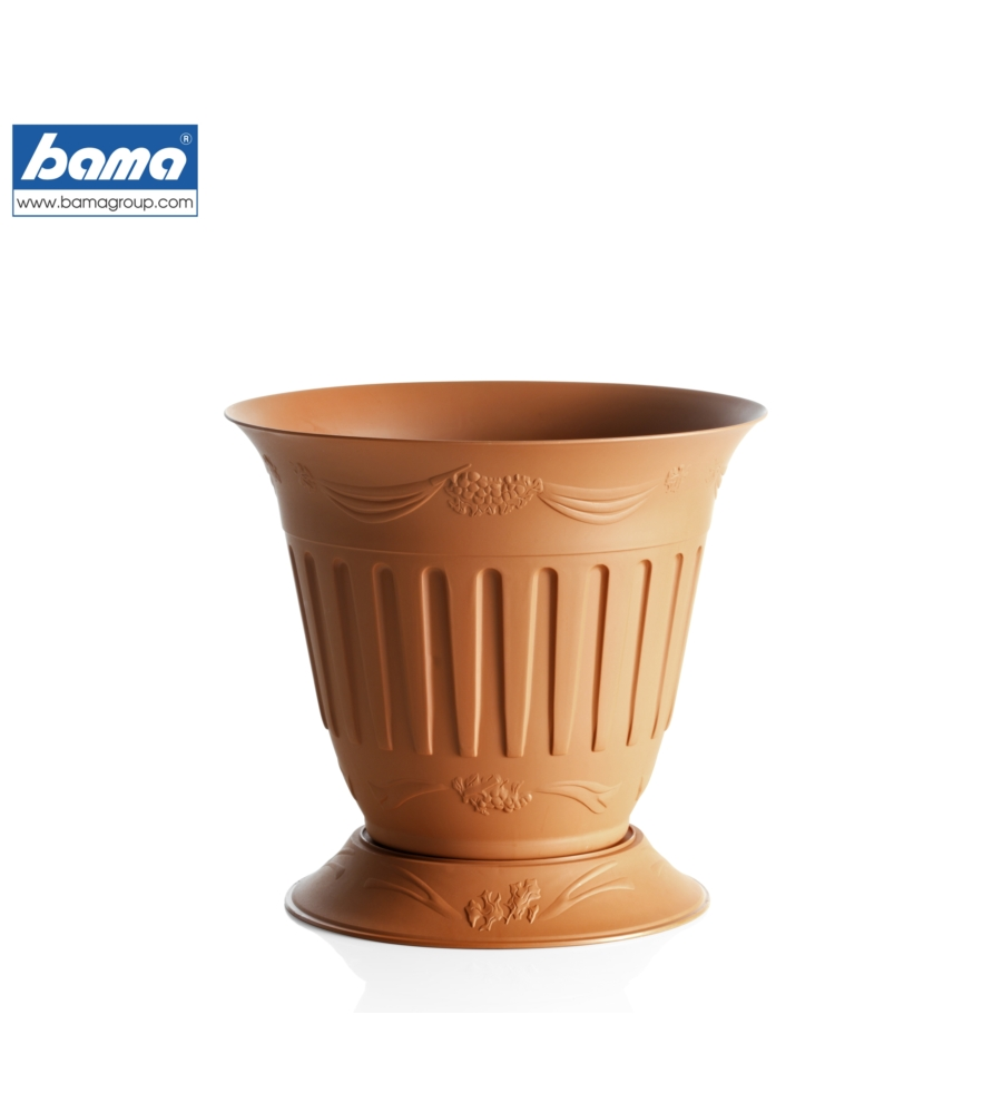 Portavaso etika d. 25 c/sottov terracotta