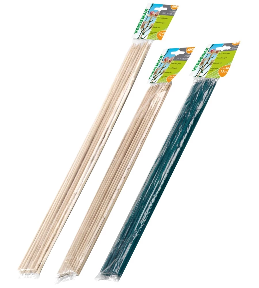 Flower stick h60cm naturale 10 pezzi