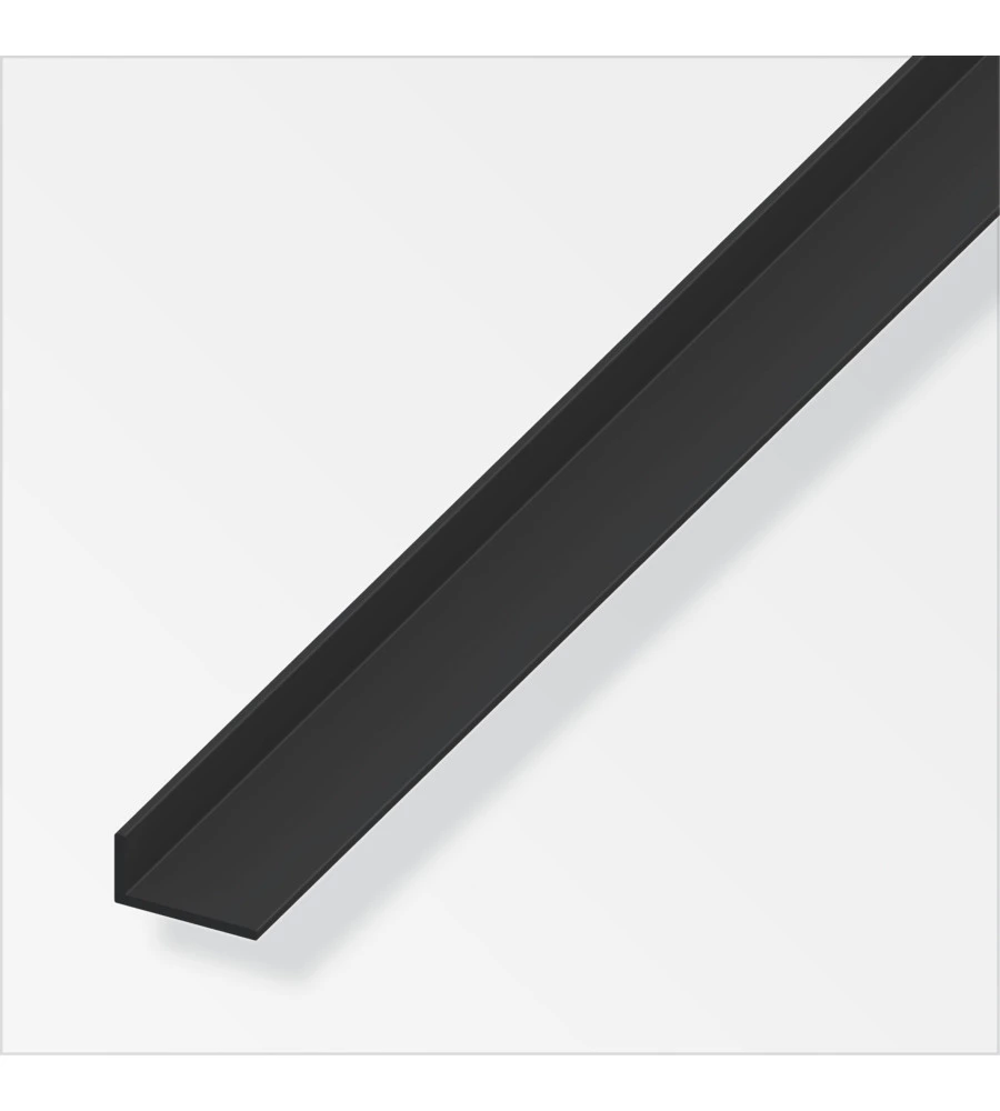 Angolare pvc nero 25x20x2.0 - 1 metro.