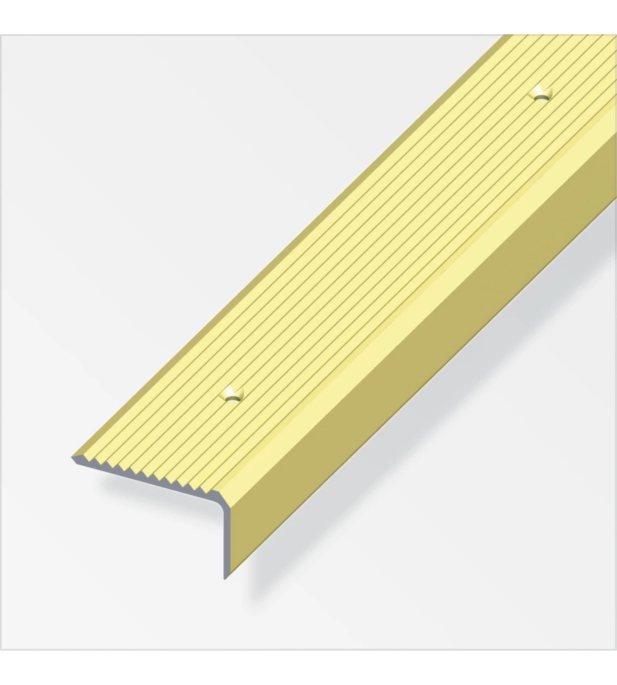 Profilo per scala 41x23 alluminio ott. forato - 2 metri.