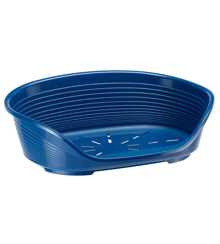 Cuccia da interno per cani e gatti "siesta deluxe 8" blu - ferplast