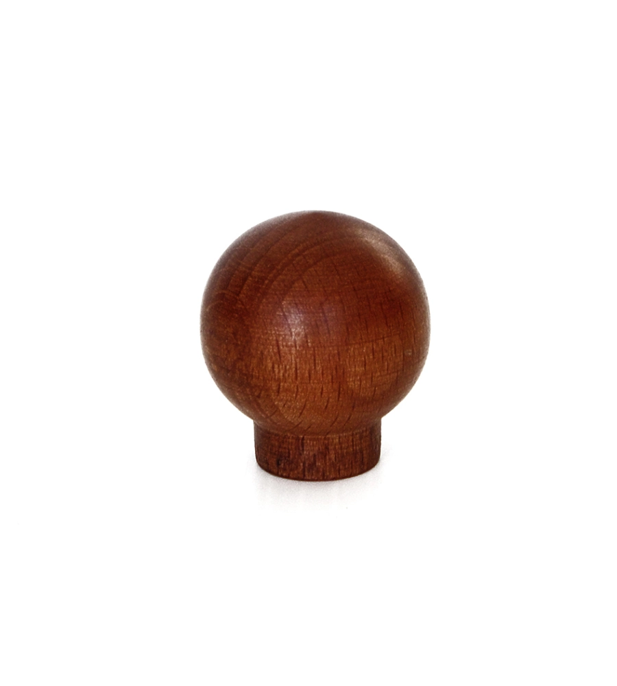 Pomolo in legno - Ø 22 mm. - noce