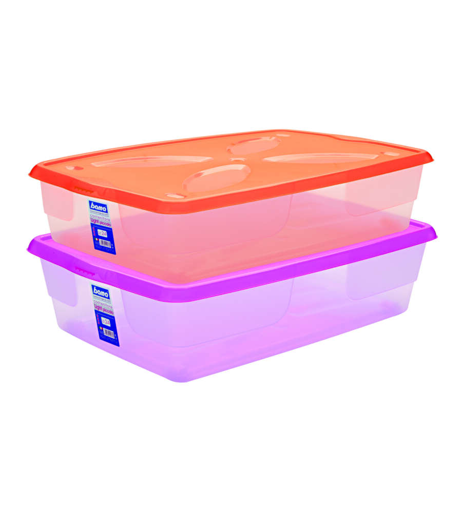 Mini scatole di plastica a 6 colori piccoli contenitori di