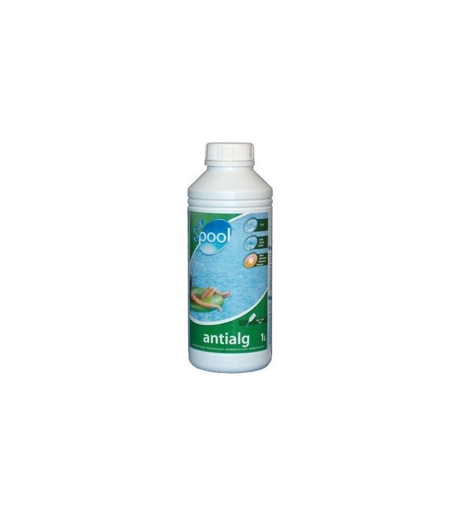 Antialga per piscine concentrato liquido, 1 litro - gre