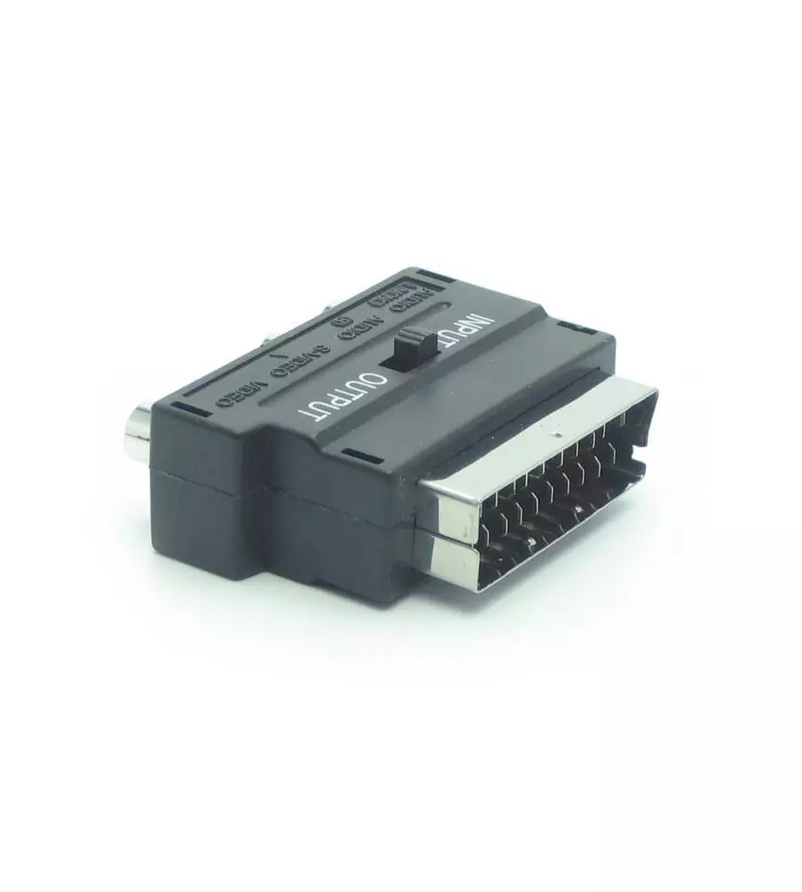 Adattatore scart m/3 rca f+yc f