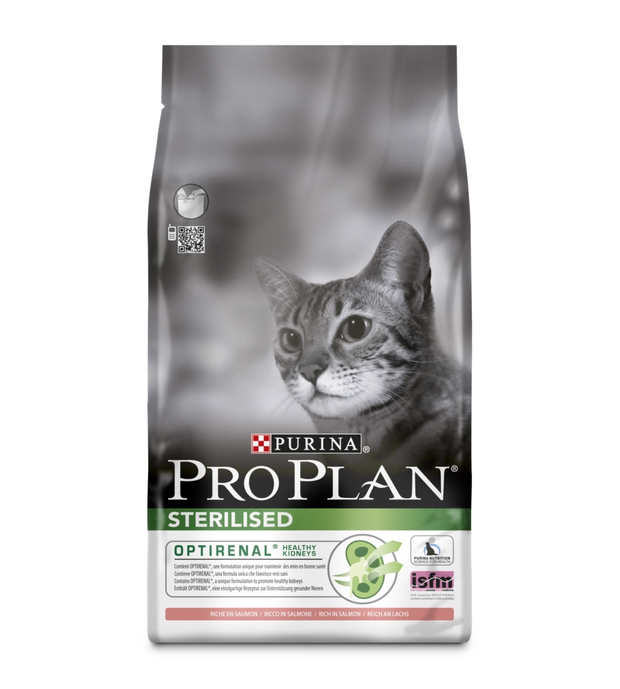 Pro plan sterilised alimento secco per gatto sterilizzato con salmone - 1,5kg.