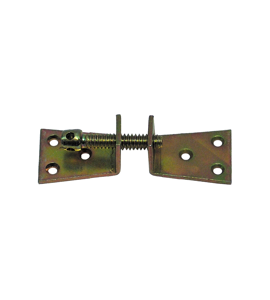 Giunzione doppia - 40 x 33 mm. - ferro lucido - 2 pz.