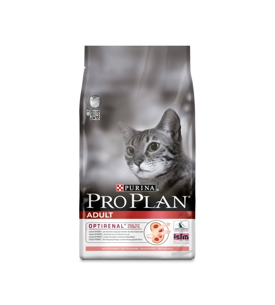 Pro plan  adult - alimento secco per gatto con salmone - 1,5kg.