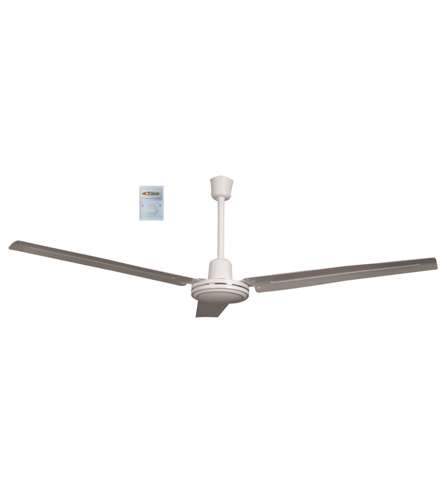 Ventilatore da soffitto armour&danforth vts3b "70930" grigio con 3 pale