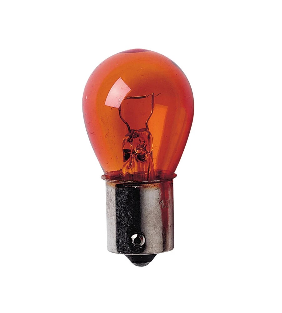 Coppia lampade 12v 15s 21w arancio  58065