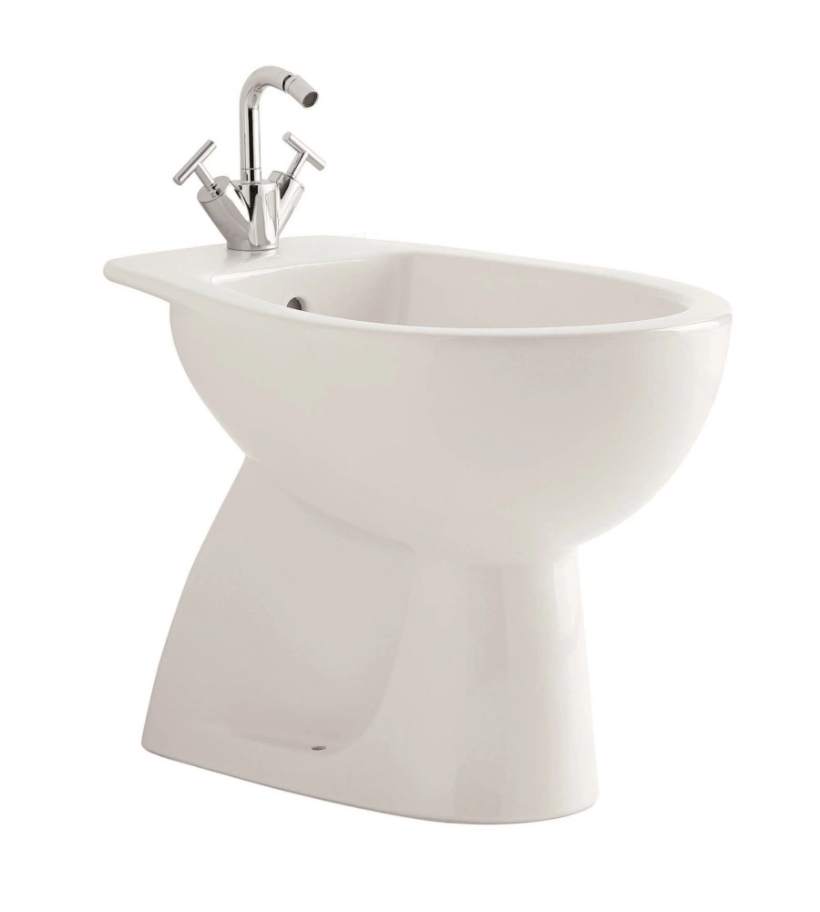 Bidet a terra in ceramica bianco "colibri 2", geberit