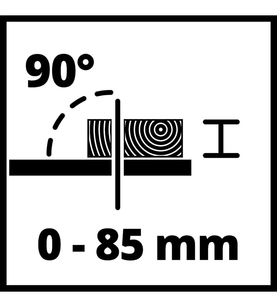 Sega circolare da banco einhell "tc-ts", 1800 w