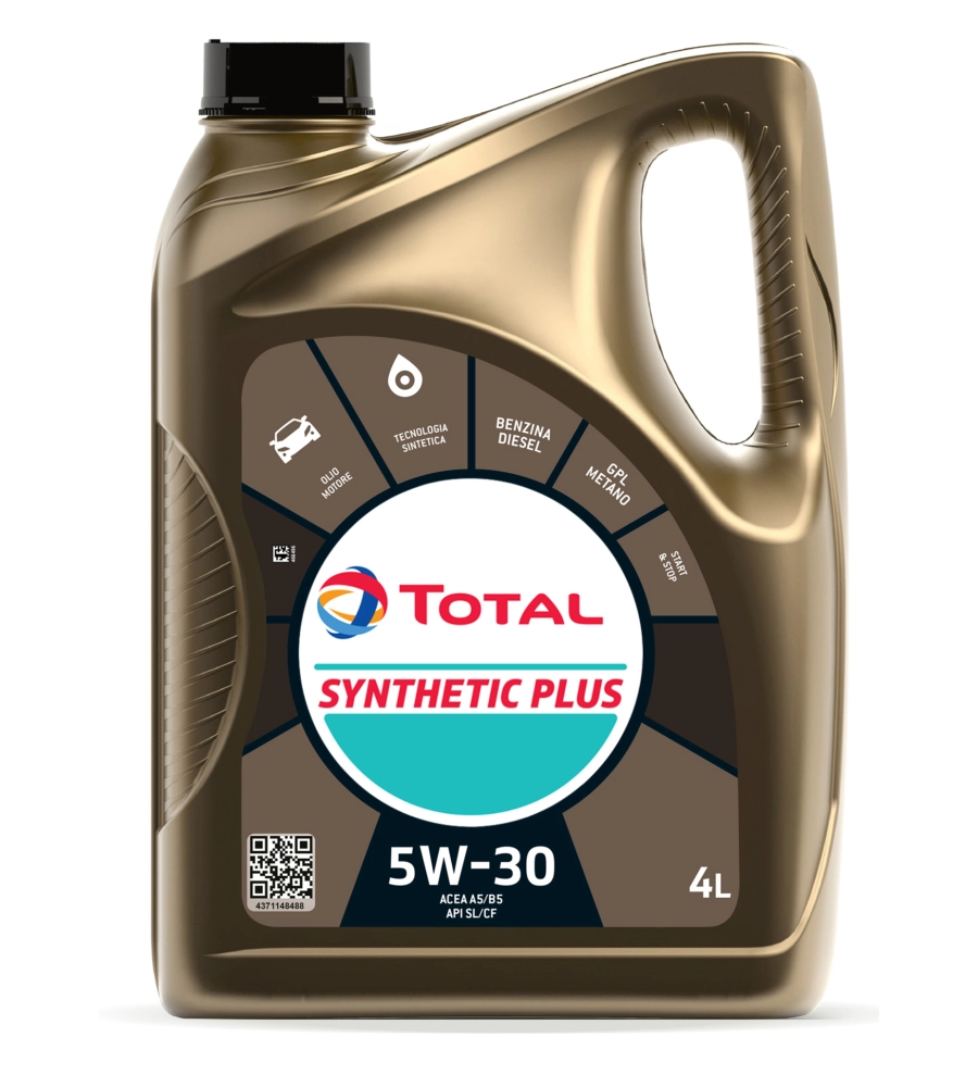 Olio motore "total synthetic plus 5w30", 4 litri