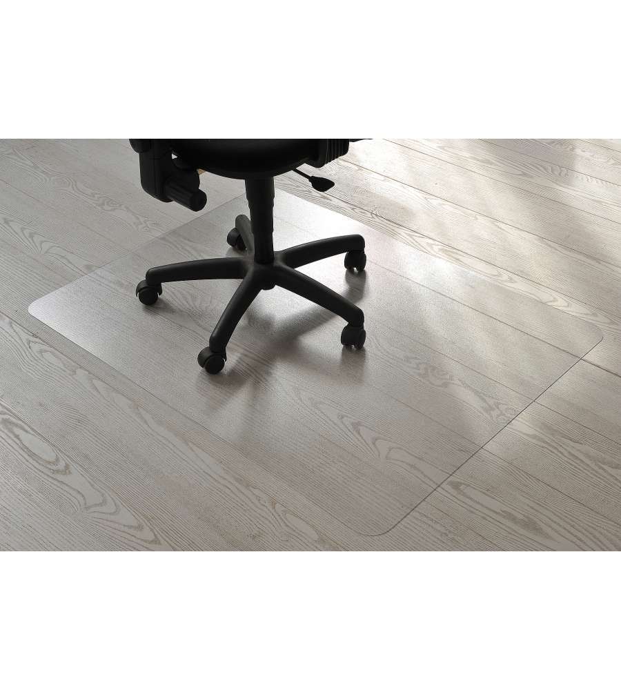 Tappetino salva pavimento per sedie e poltrone - colore trasparente.