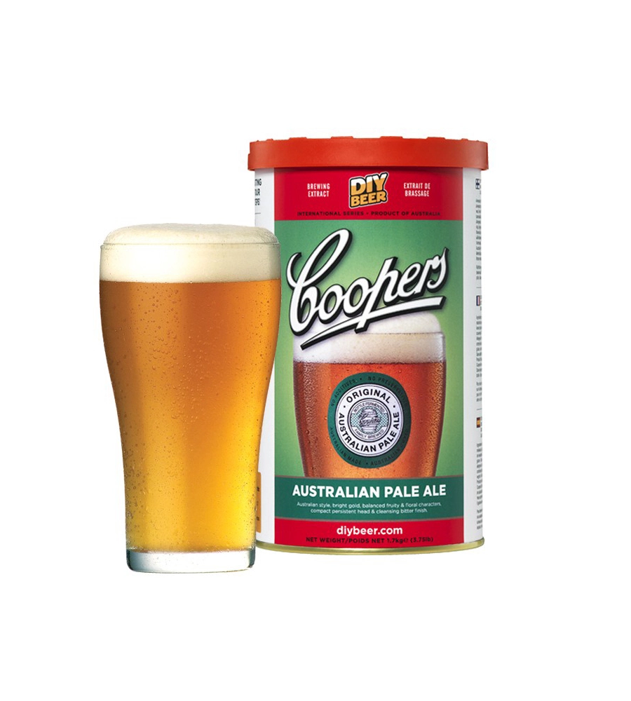 Estratto di malto coopers per birra artigianale - australian pale ale.