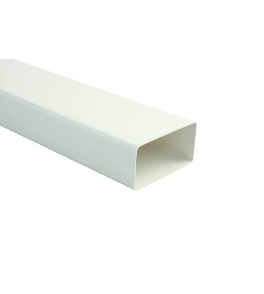 Canale piatto 110x53 0.5 bianco