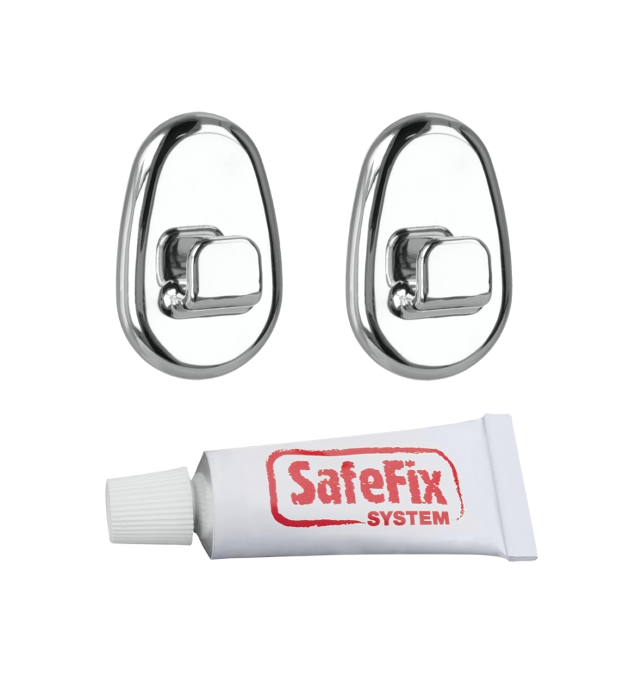 Set 2 ganci crom safe fix