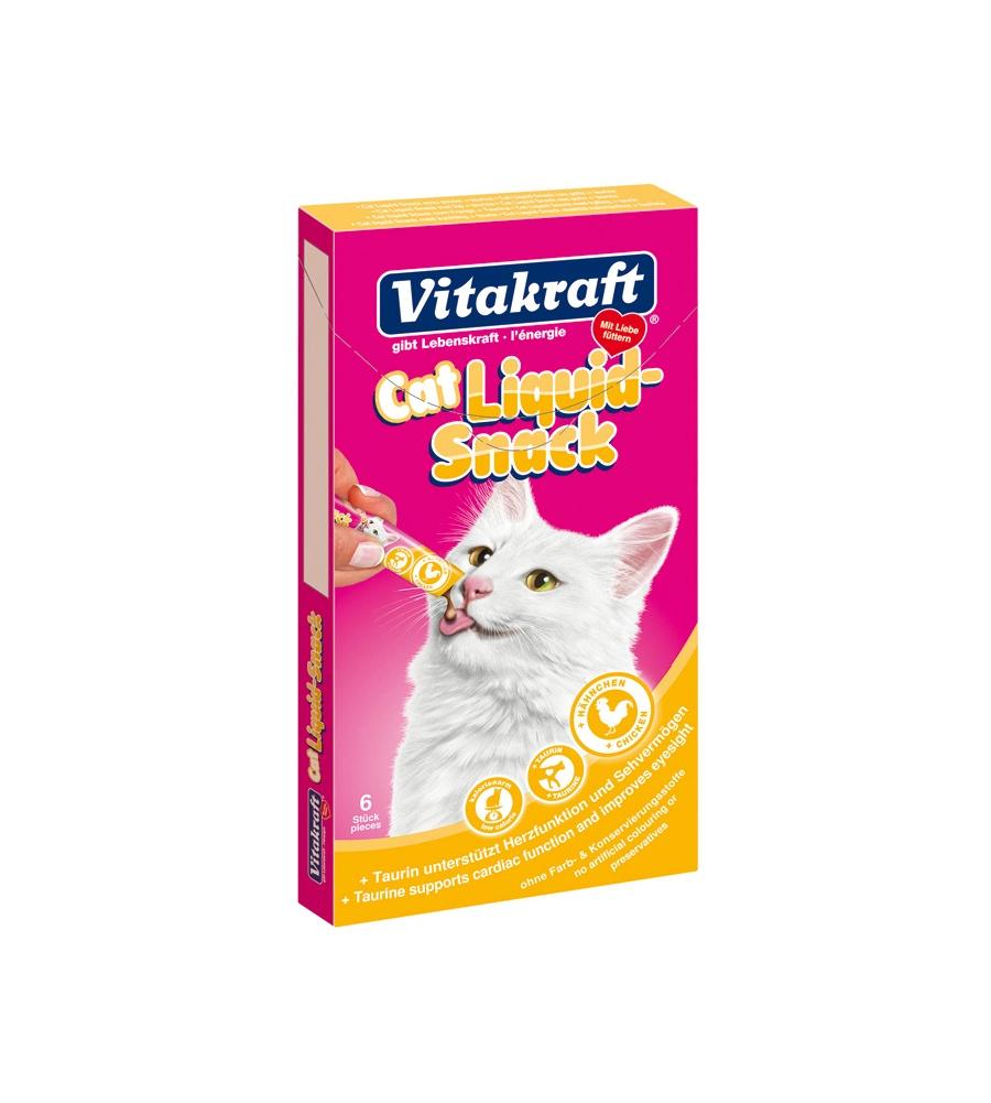 Cat liquid snack taurina