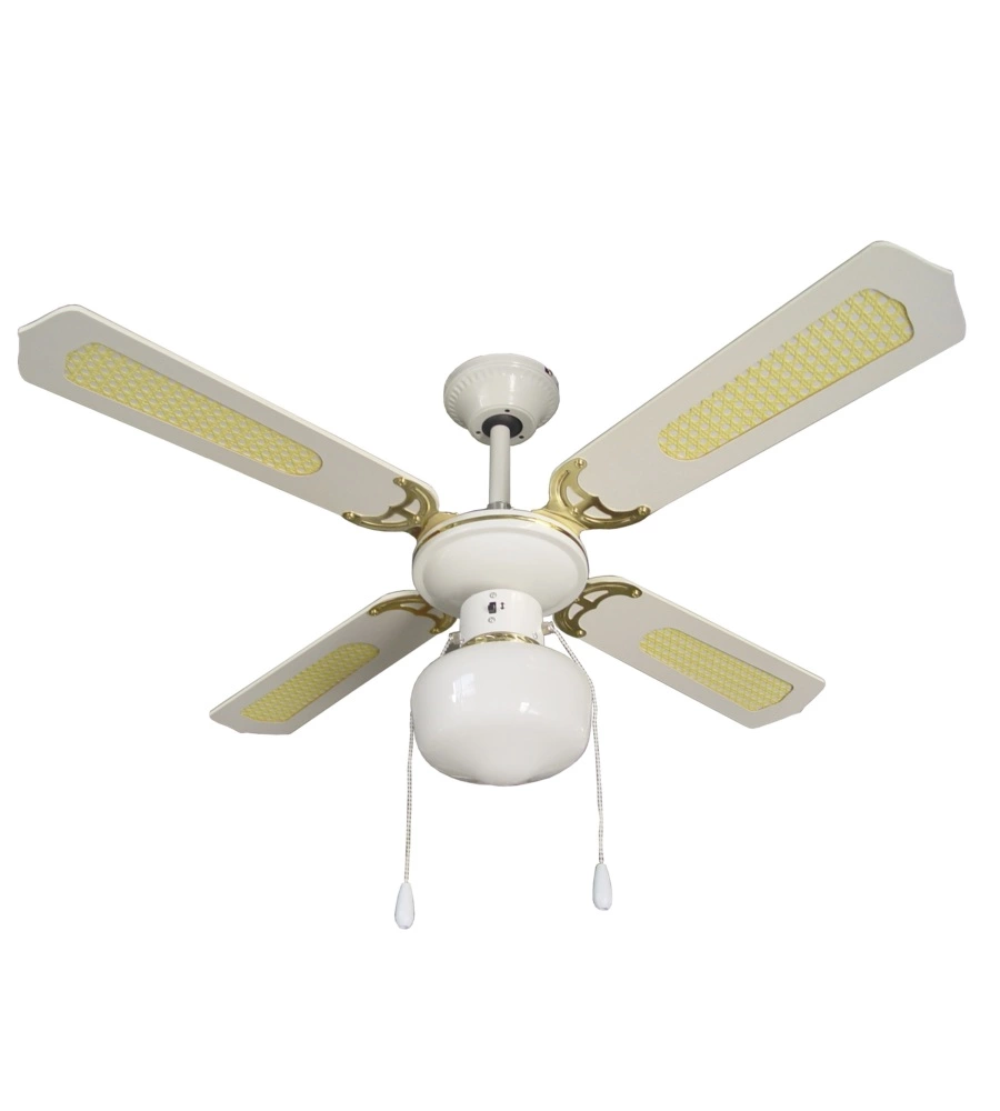 Ventilatore da soffitto armour&danforth colore bianco 230v 1 luce