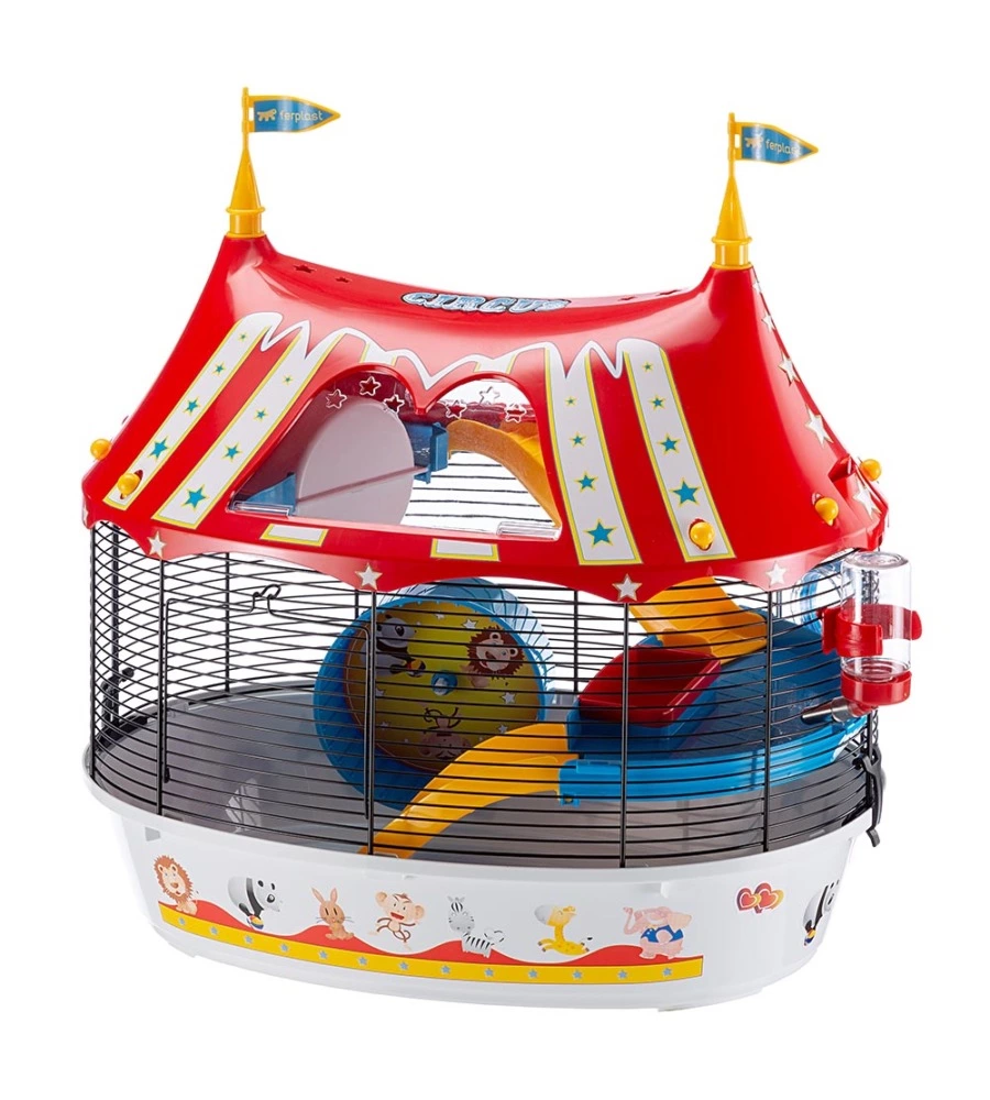 Gabbia per criceti "circus fun", 49,5x34x42,5 cm - ferplast