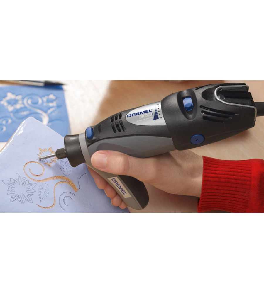 Dremel impugnatura di dettaglio (include fresa per incisione 107 + pinza) - bosch.