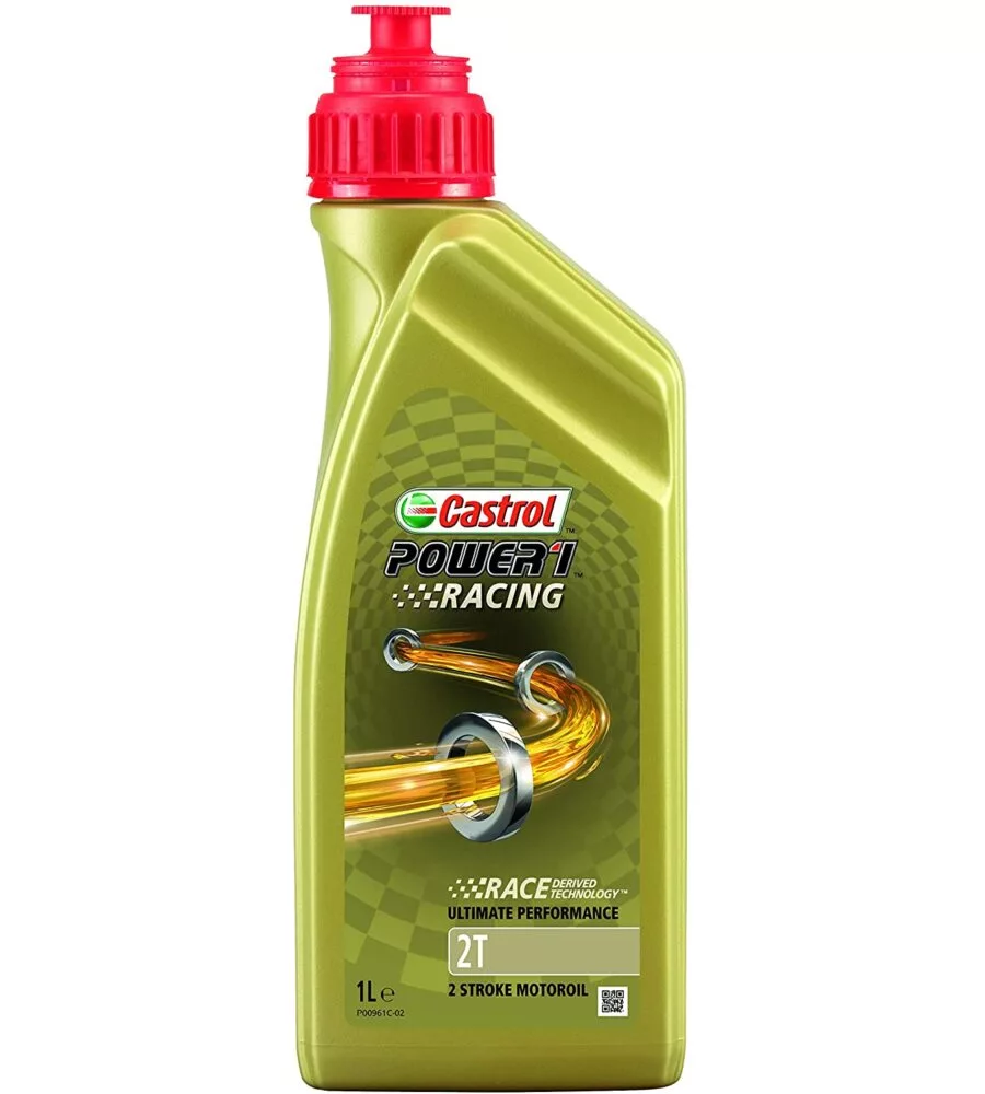 Olio lubrificante per motori a 2 tempi castrol "power 1 racing 2t", 1 litro