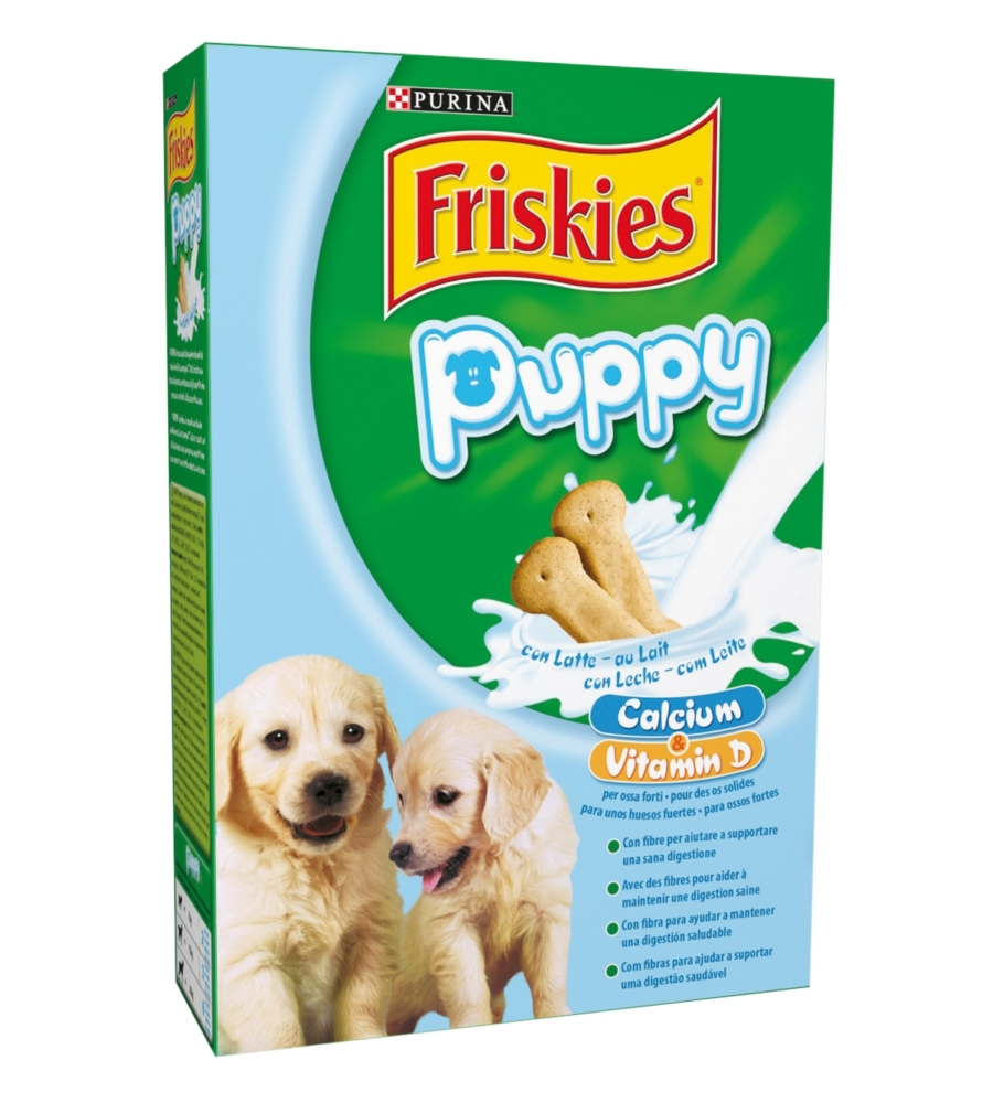 Friskies puppy - alimento per cane, biscotti - 8x350gr.