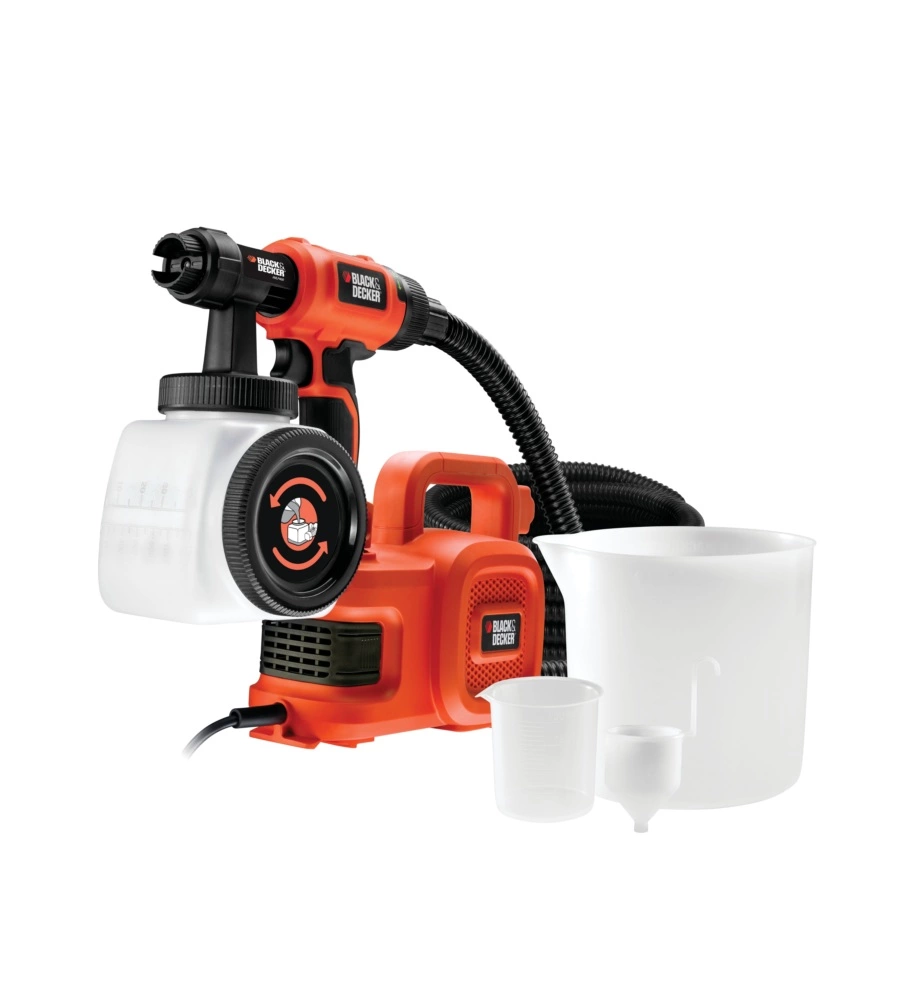 Verniciatore a spruzzo elettrico black&decker "hvlp400" 450 w