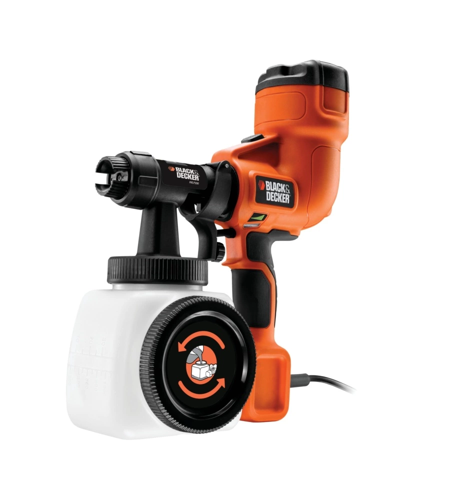 Verniciatore a spruzzo elettrico black&decker "hvlp200" 400 w