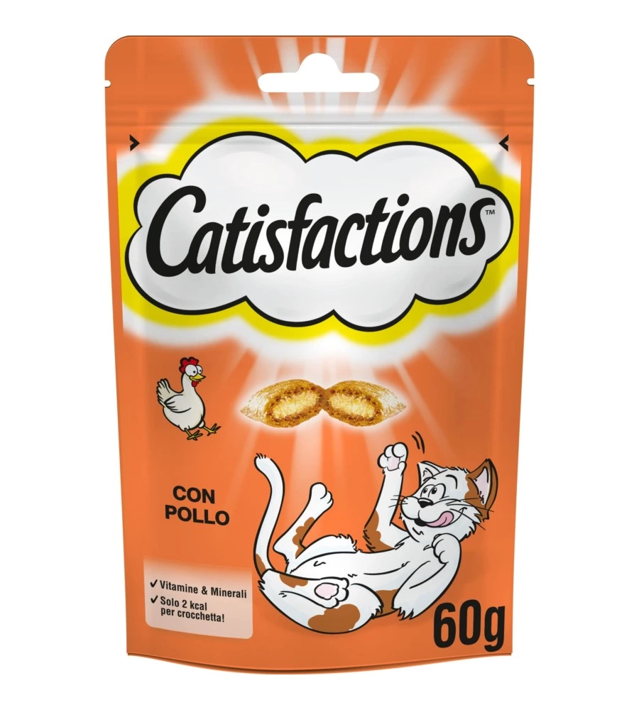 Catisfaction - snack per gatti pollo 60 gr