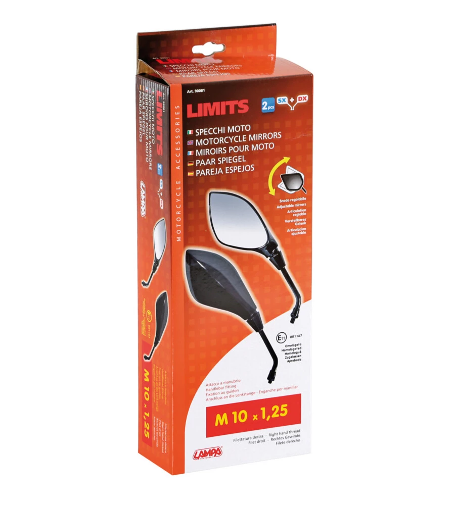 Coppia specchietti "limits"  90081