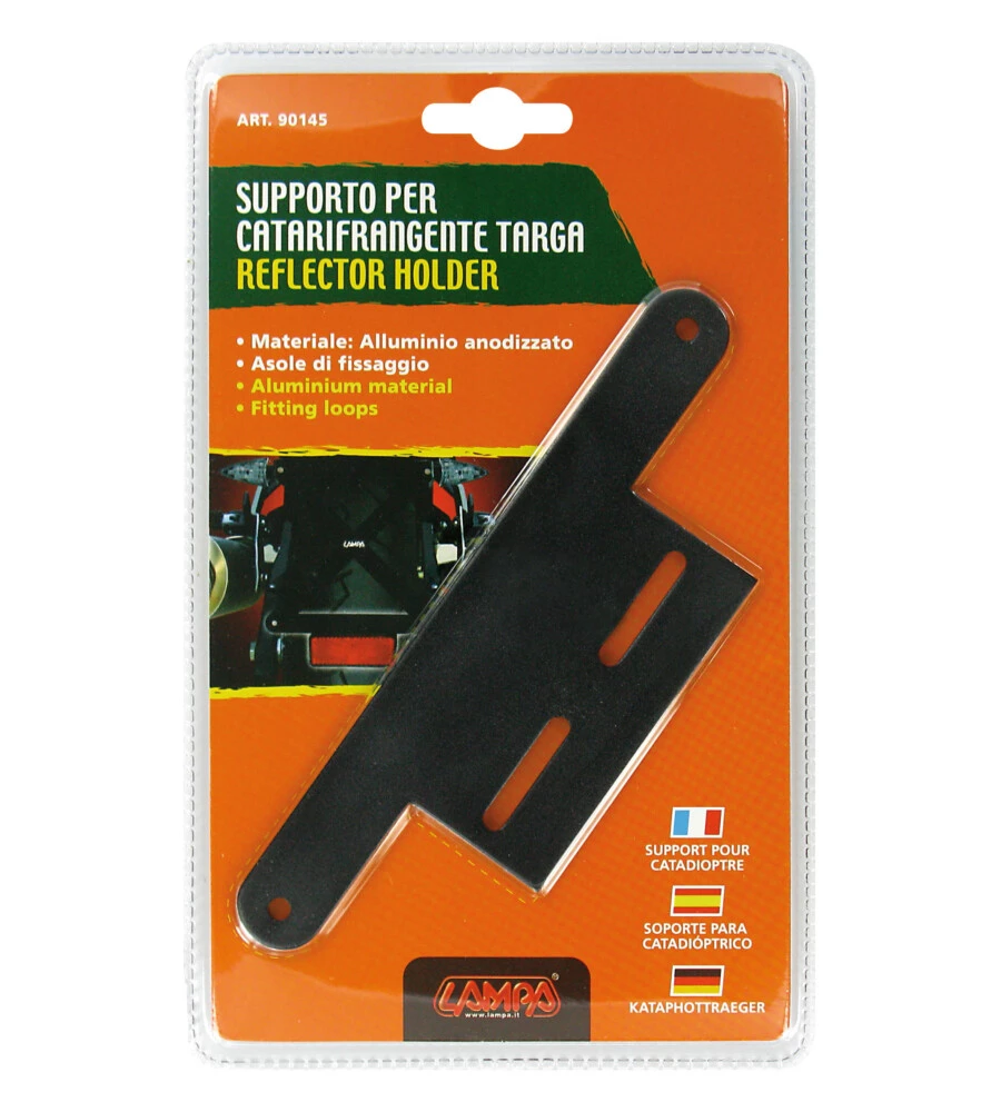 Supporto catarifrangente targa moto  90145