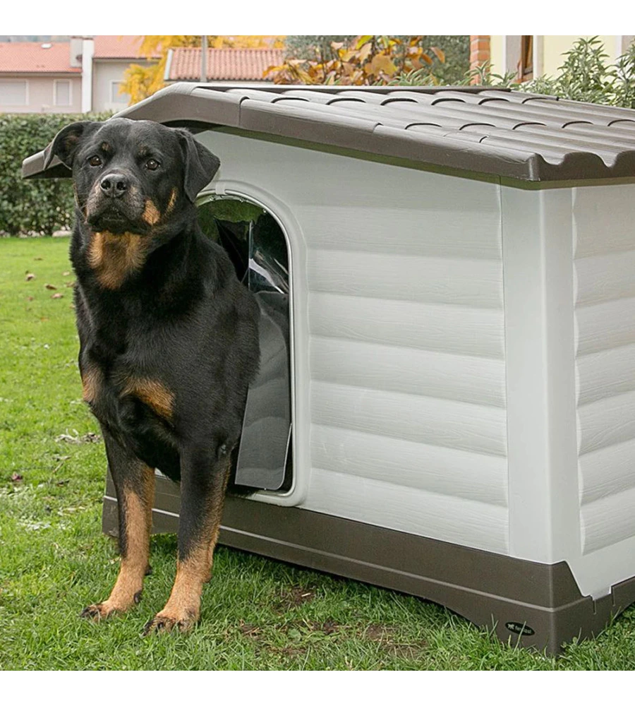 Porta in plastica per cucce "dogvilla 70", 19,5xh30,3 cm - ferplast