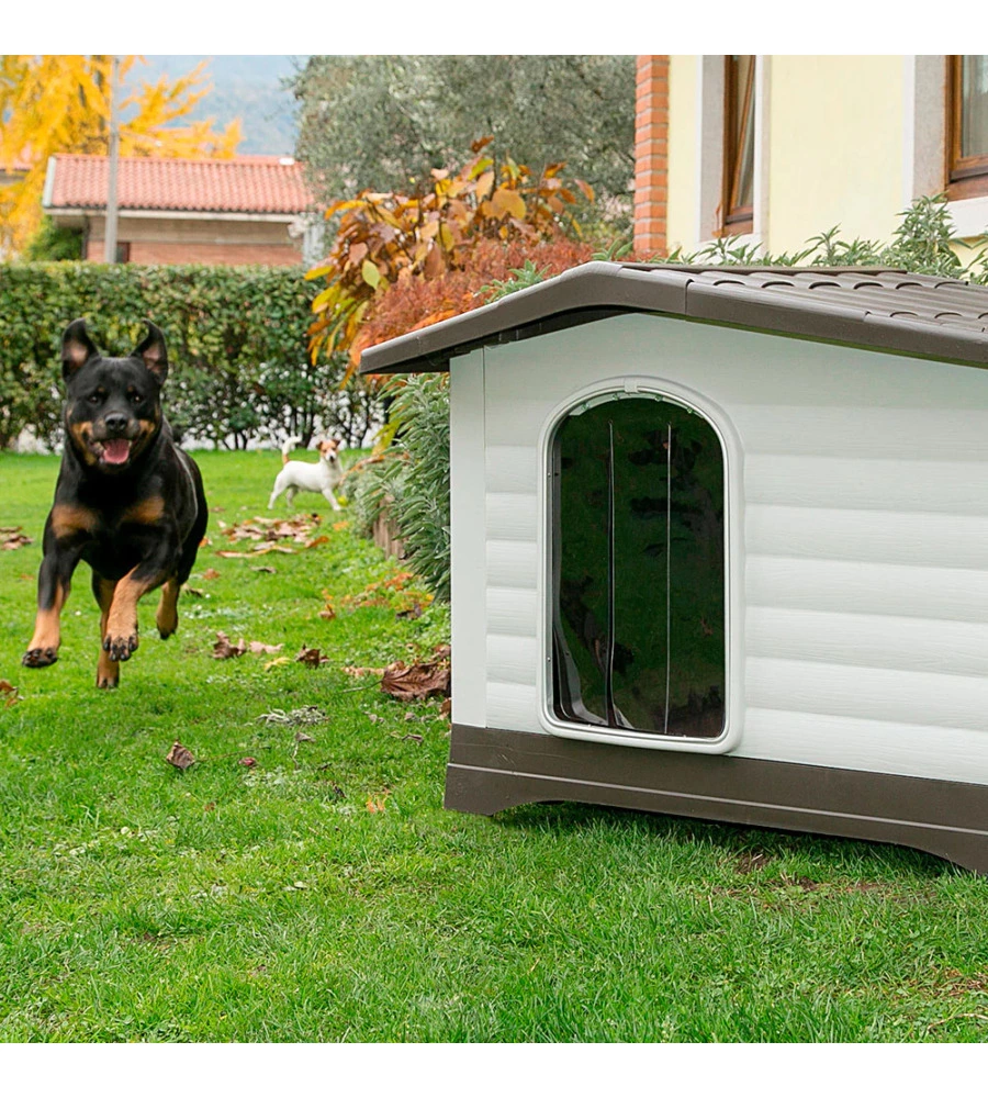 Porta in plastica per cucce "dogvilla 70", 19,5xh30,3 cm - ferplast