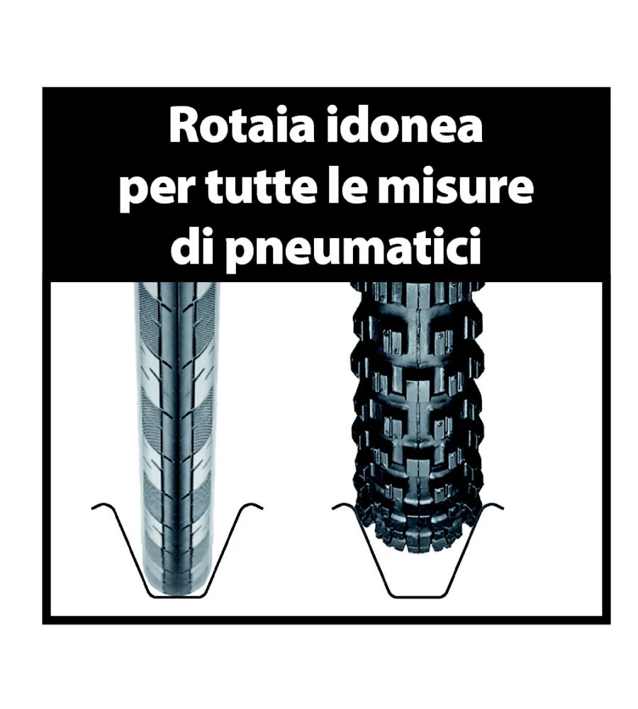 Porta bicicletta "bike-one" in acciaio nero - n50100