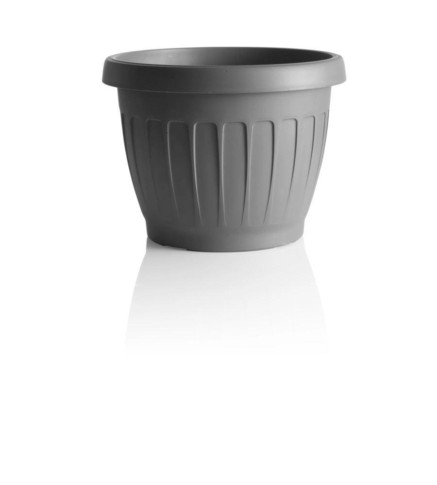 Vaso terra  d. 25 grigio