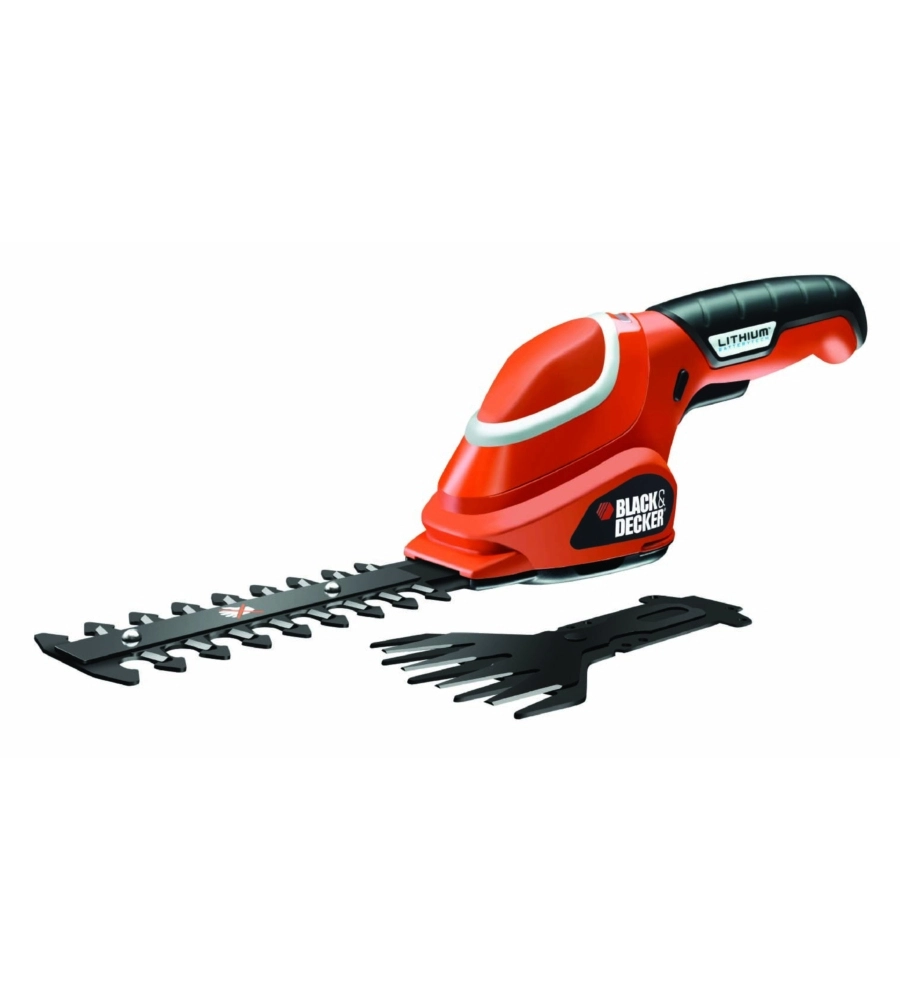 Kit cesoia sfoltirami a batteria  black&decker "gsl700kit-qw" con batteria 7v 1,2 ah